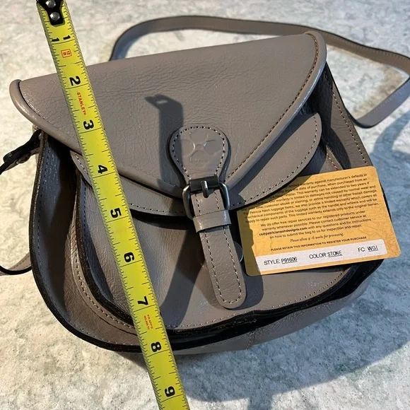 Patricia Nash Stone Saddle Crossbody Bag with Adjustable Strap - Picture 2 of 4